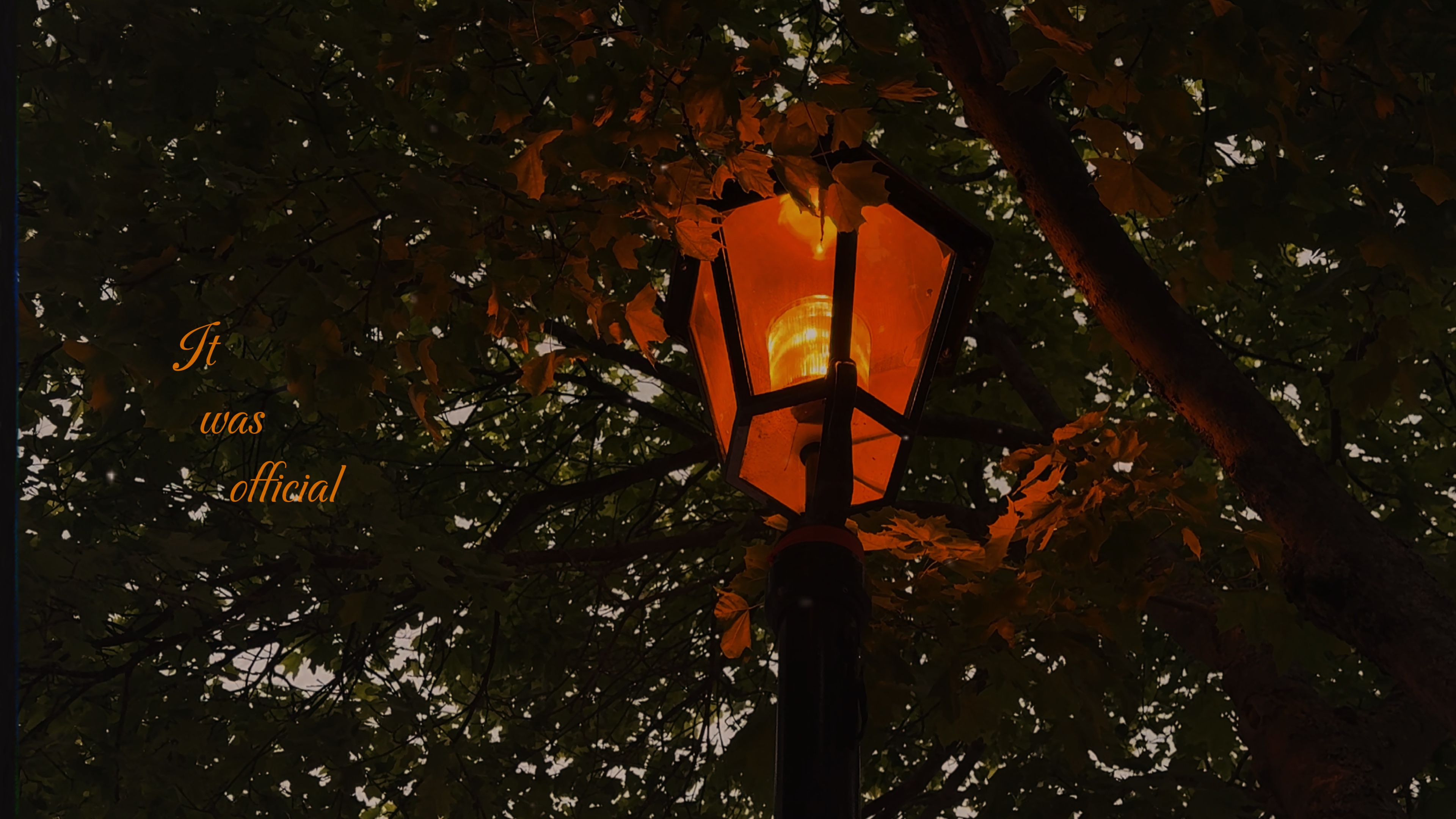 Es ist offiziell Herbst