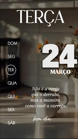 Terça-feira Bom dia