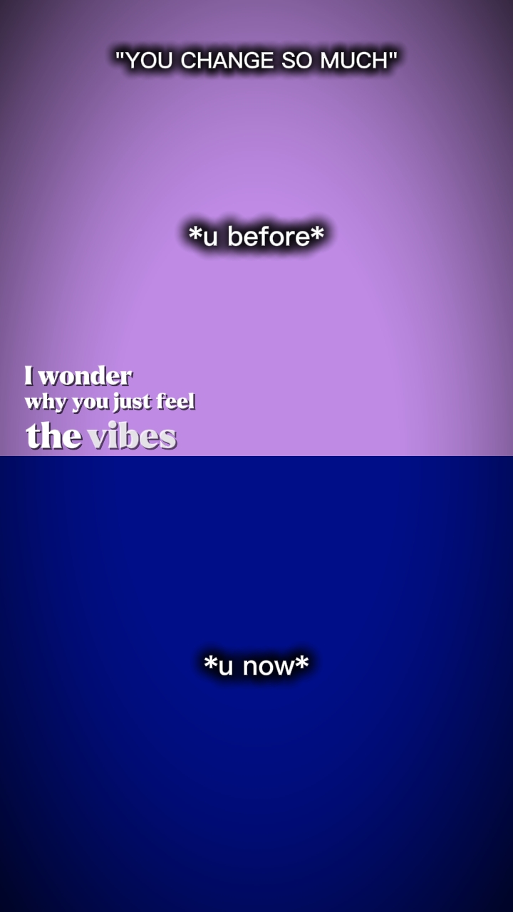 * você antes *