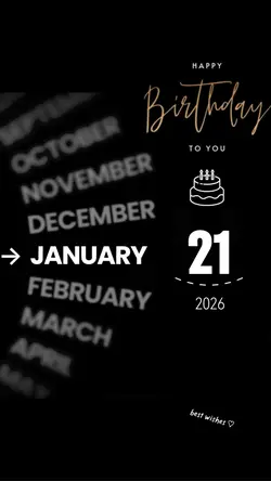 hbd 21 january 2026