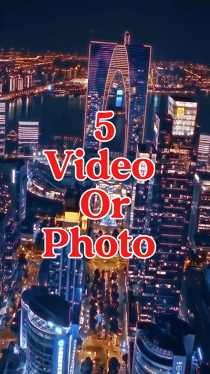 5 vídeo ou foto