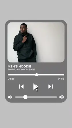 Business Template Creative Intro UI Clothing Men's Hoodie