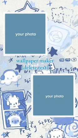 wallpaper cute blue