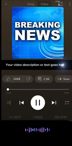 MP4 player template 