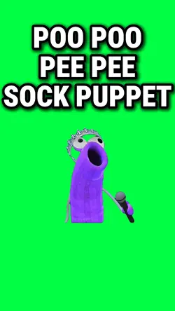 POO PEE SOCK PUPPET
