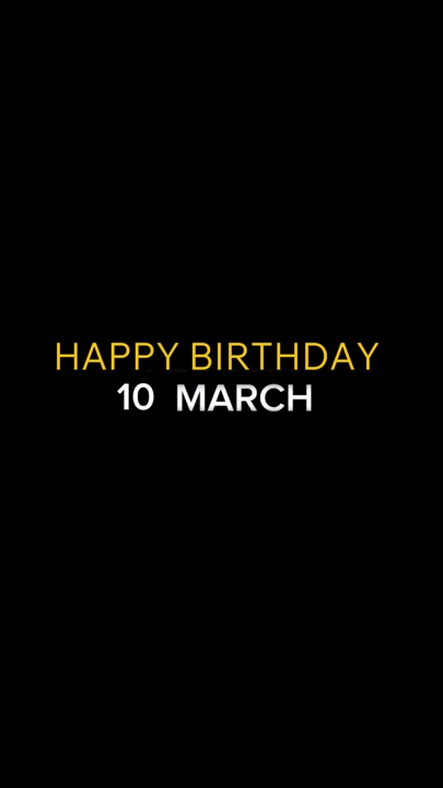 CUMPLEAÑOS 10 DE MARZO 