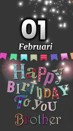 hbd brother 01 feb