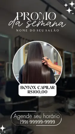 Promo botox capilar