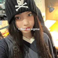  I feel so sigma
