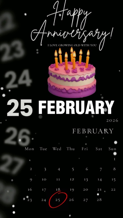 FELIZ ANIVERSARIO 