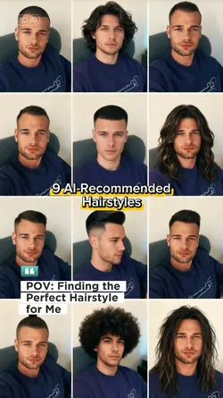 9 Men's Hairstyle AI