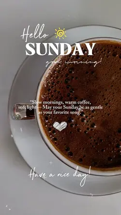 Hello Sunday 🤍