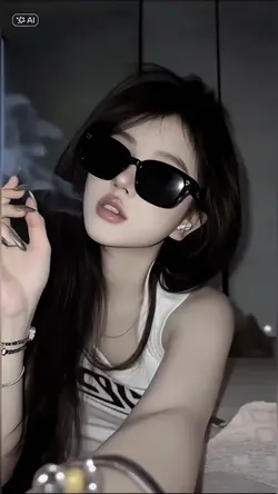 Đeo kính hút thuốc 