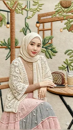 embroidered cloth