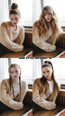 hair style differen
