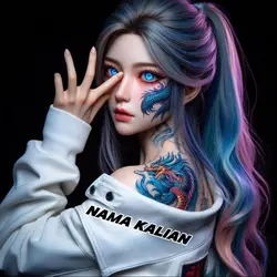 Desain 3D foto