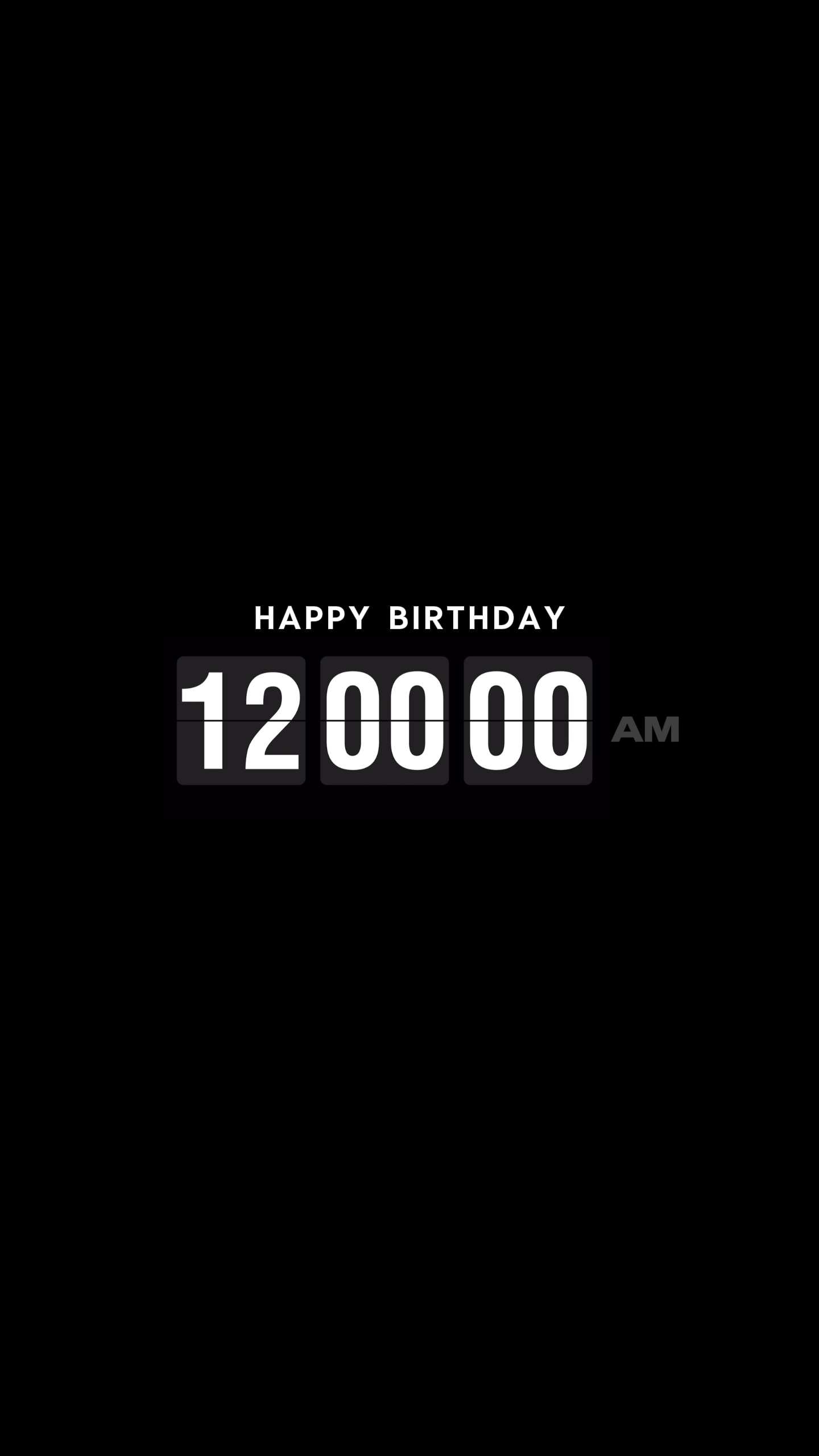 Geburtstag Countdown