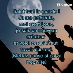 Salut j'me présente 