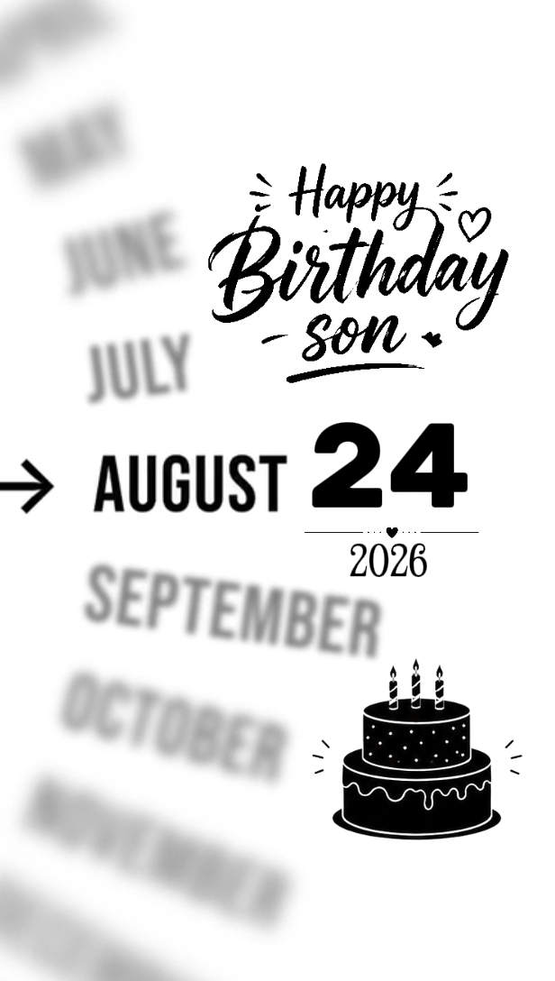 Hbd filho 24 de agosto 