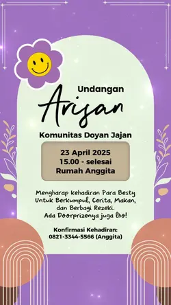 undangan arisan onle