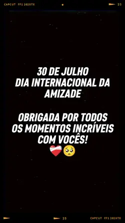 dia da amizade 