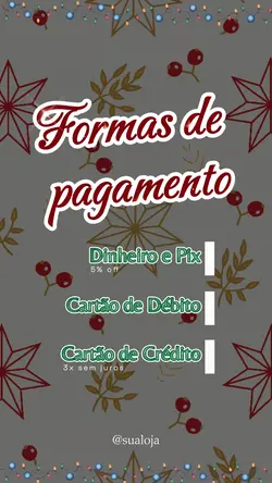 Formas de Pagamento