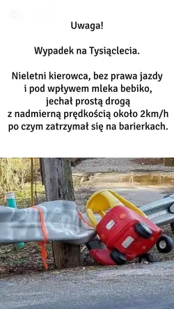 Uwaga wypadek!