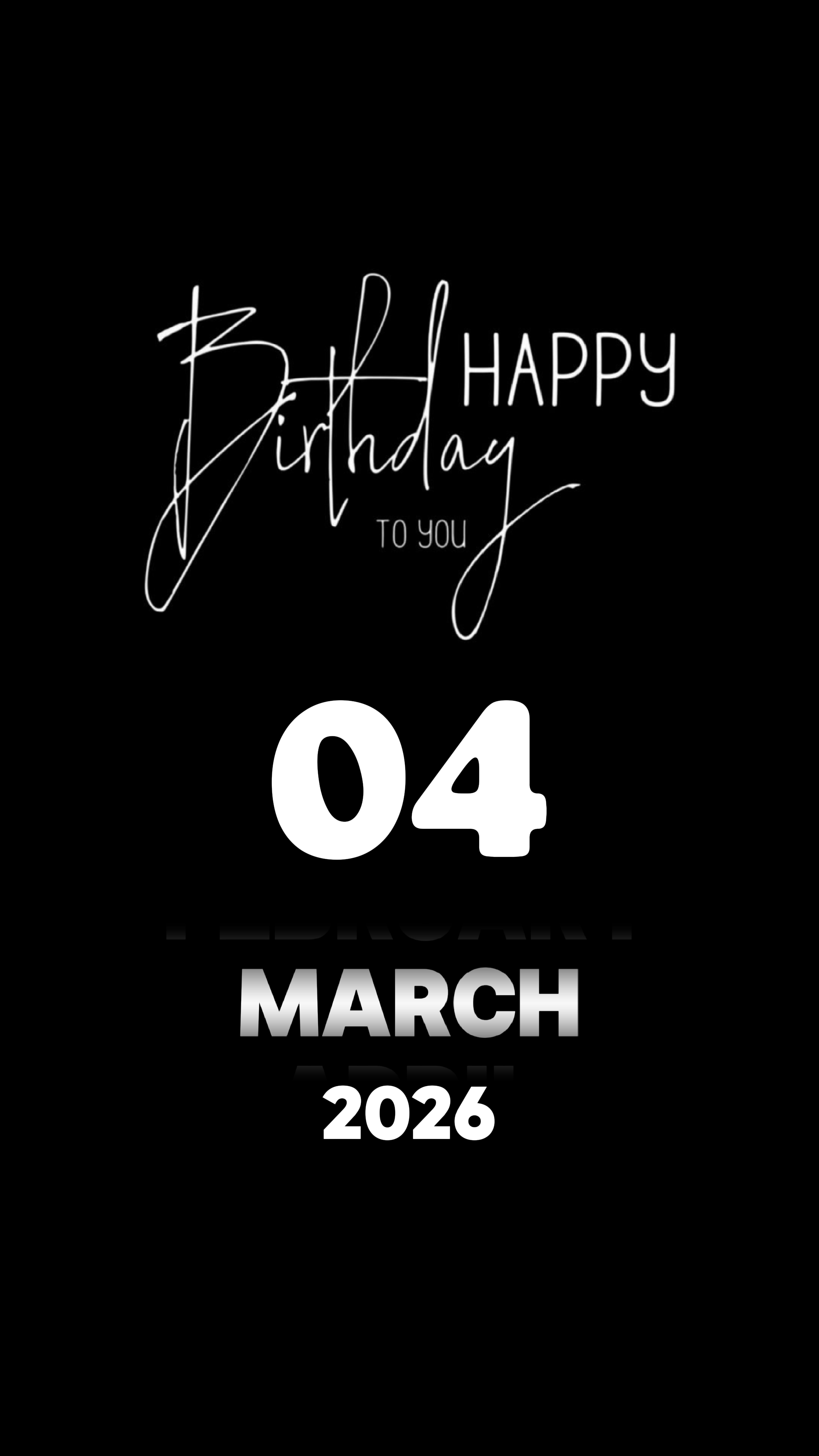 ANNIVERSAIRE 4 MARS 