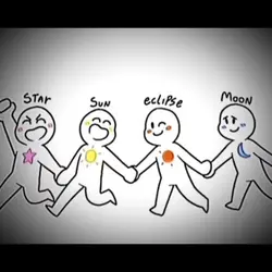 Star sun moon