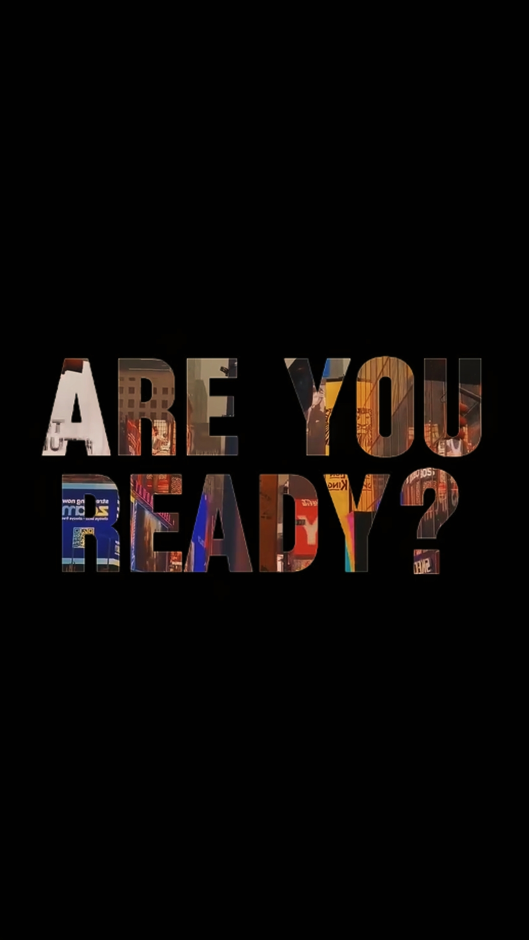 are you ready? intro