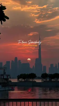to love somebody