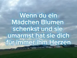 Blumen und Umarmung😍