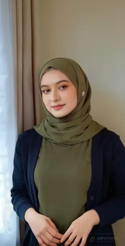ganti outfit hijab
