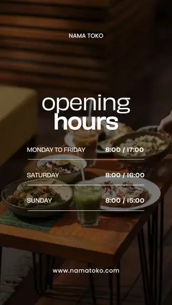opening hours 