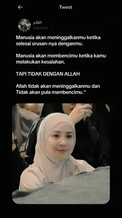 tp tidak dg Allah...
