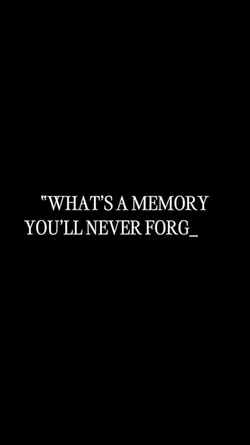 Memory u never forge