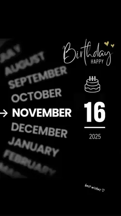 birthday 16 November