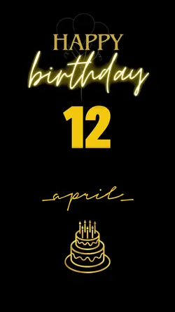 BIRTHDAY APRIL 12