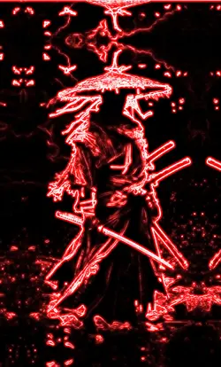 Neon template (red)