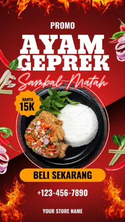 Promosi AYAM GEPREK