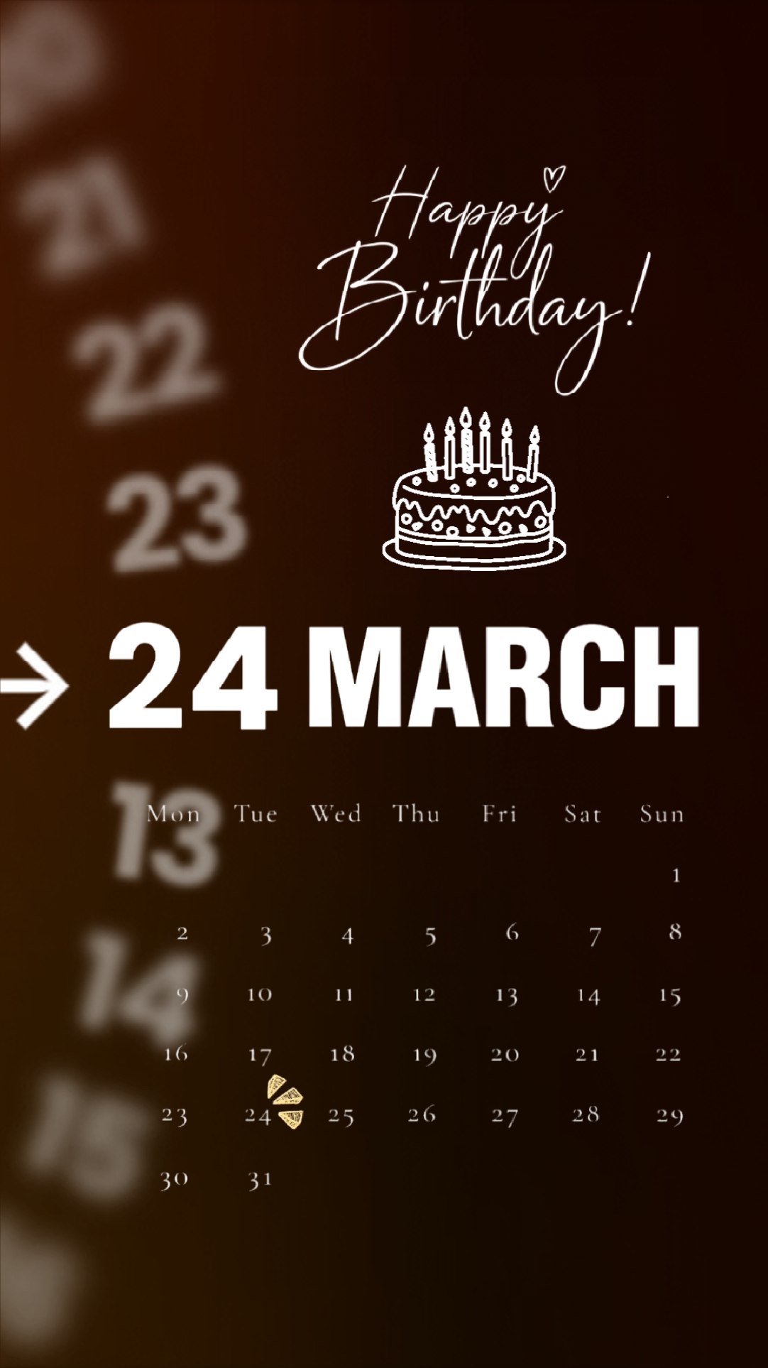 HBD 24 Maret 
