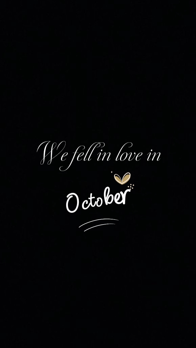 Je suis tombé amoureux en octobre