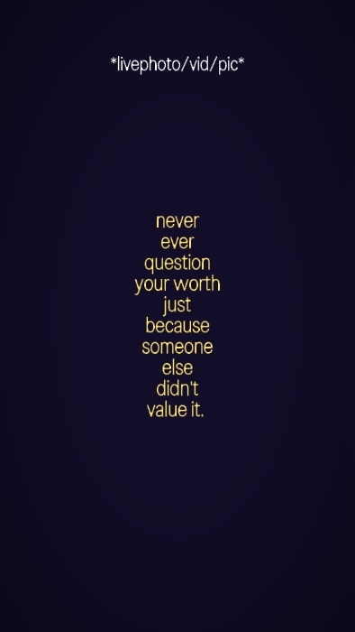 never ever question
