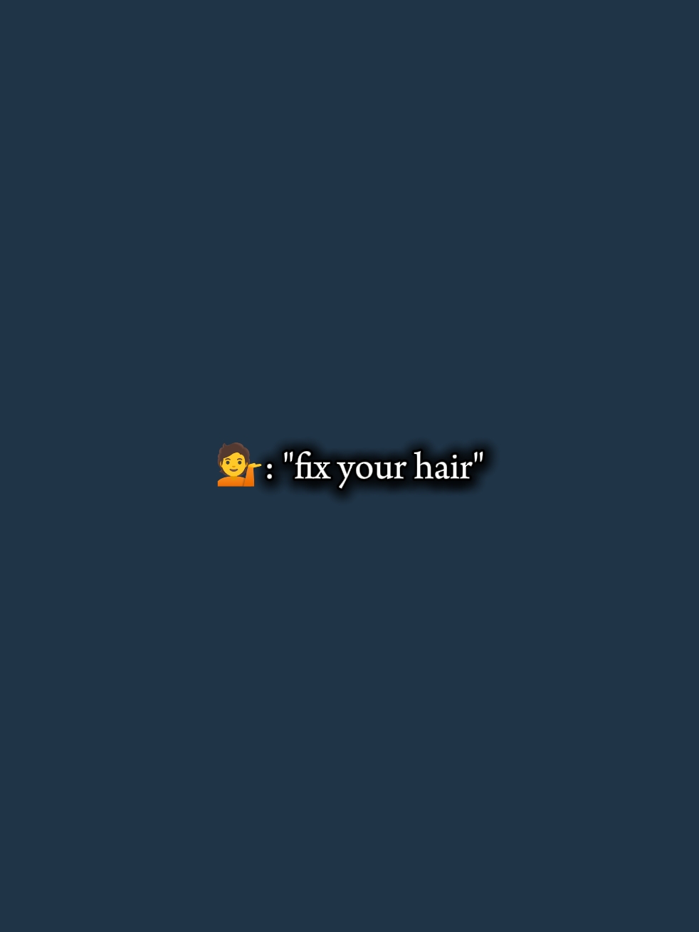 fix your hair