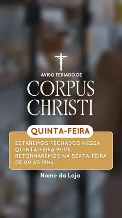 Aviso de Feriado