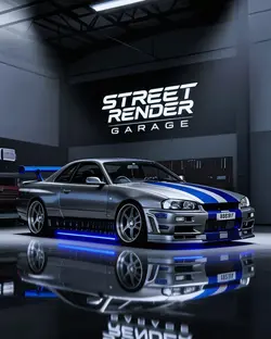 Street Render Garage
