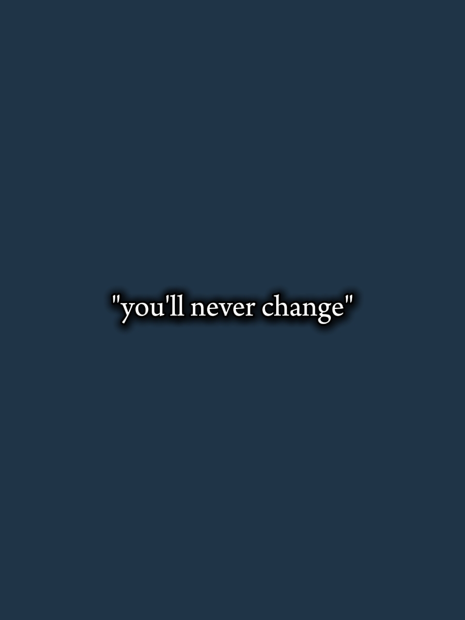 ne change jamais 