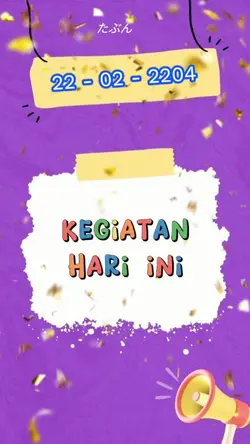 Kegiatan Hari Ini