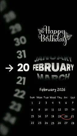Birthday 20 February