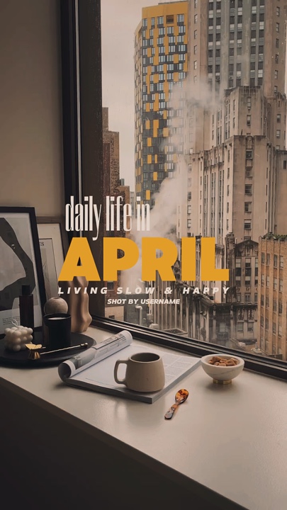 Daily vlog in april 